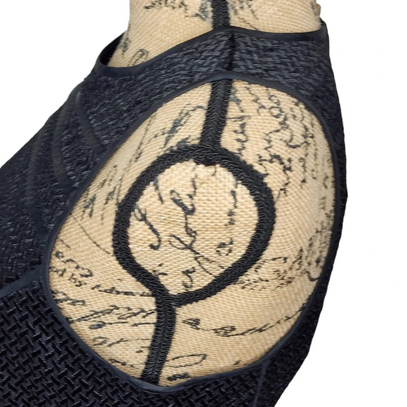 Banana Republic Monogram Womens Ribbed Mesh Knee Length Dress Size 6 Black New - Picture 11 of 12